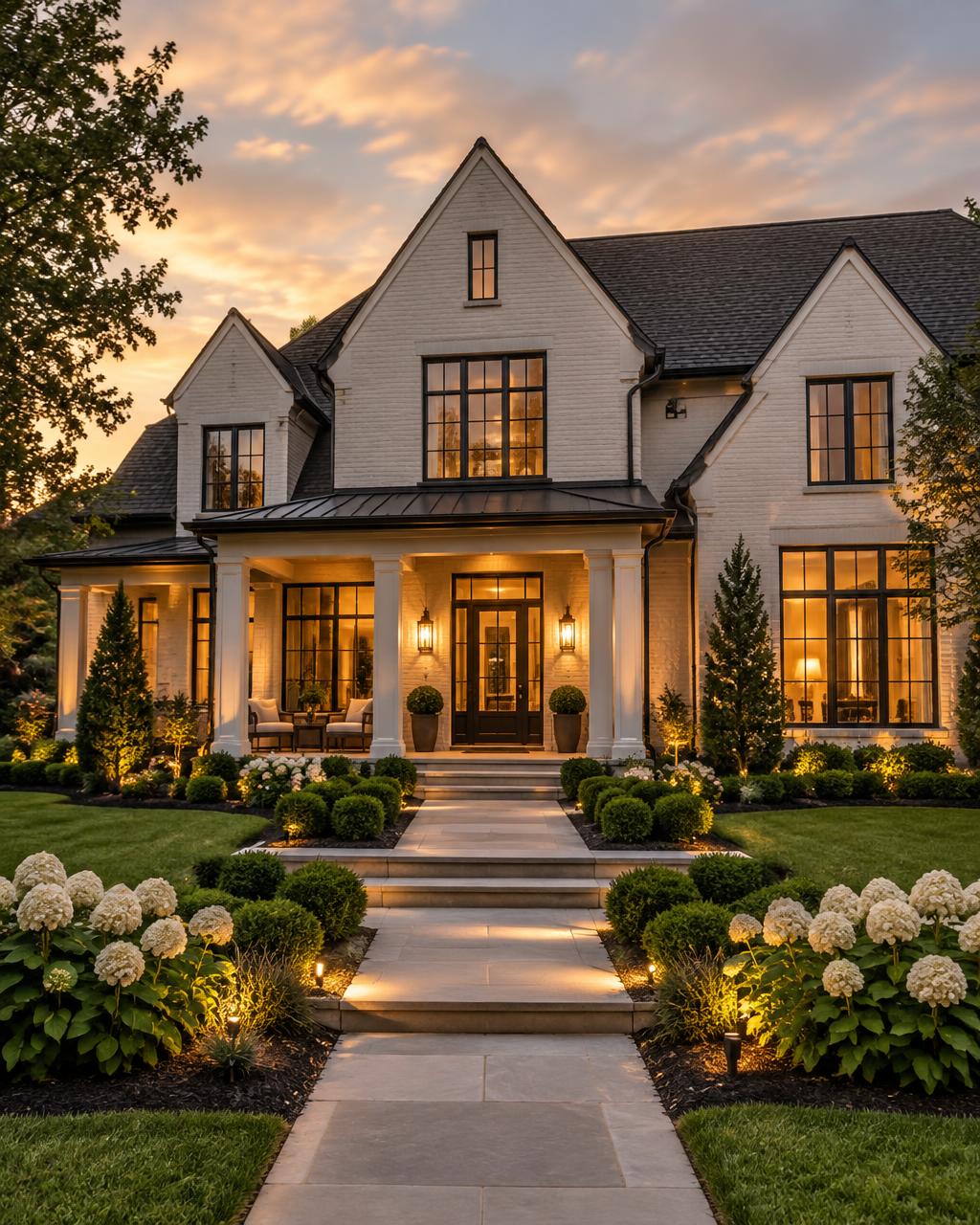 Luxury Georgia home exterior